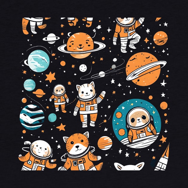 space animals by crazyyart